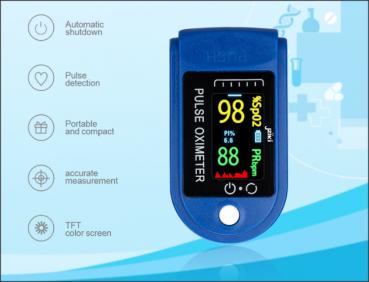 Pulsoxi-meter mit Perfusion index